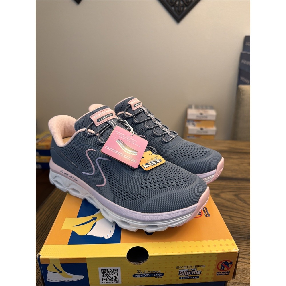 Women Skechers Slate Slip Ins Wide Fit Glide Step Memory Foam Sport Size 8 …F1 - Picture 1 of 6